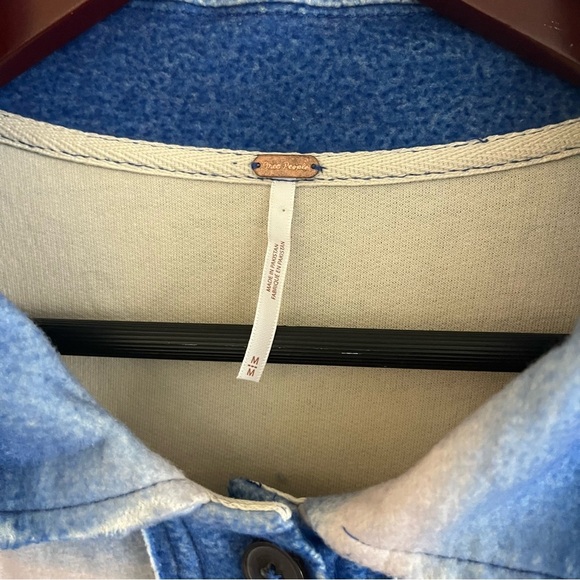 NWOT Free People Printed Ruby Jacket in Deep Sea Comb Size Medium - Picture 11 of 11